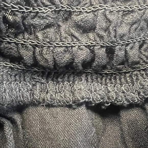 Old Navy Black Swiss Dot Tiered Ruffle Mini Skirt Boho Cottagecore Elastic Waist - Picture 12 of 14